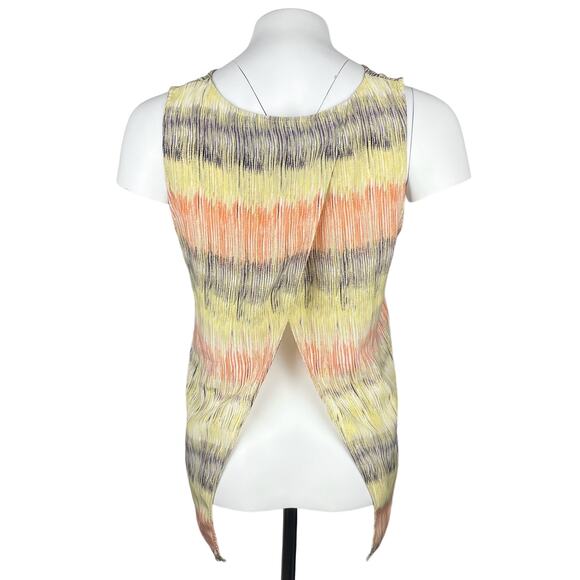 PARKER 100% Silk Blouse Split Rear Sz Small - Picture 2 of 5